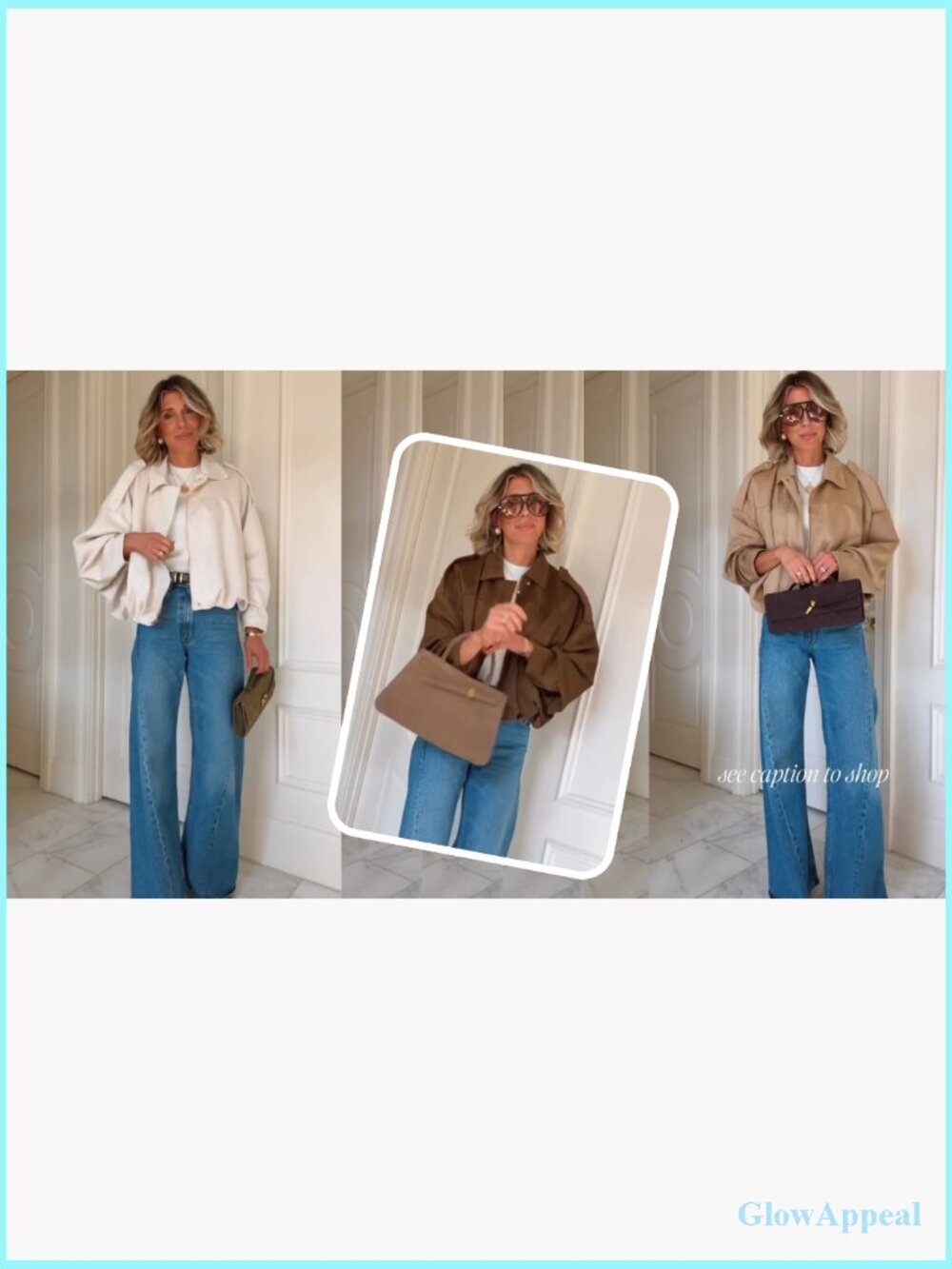 Faux Suede Bomber Jacket Oversized Cropped Lapel Motorcycle Style - Picture 7 of 7